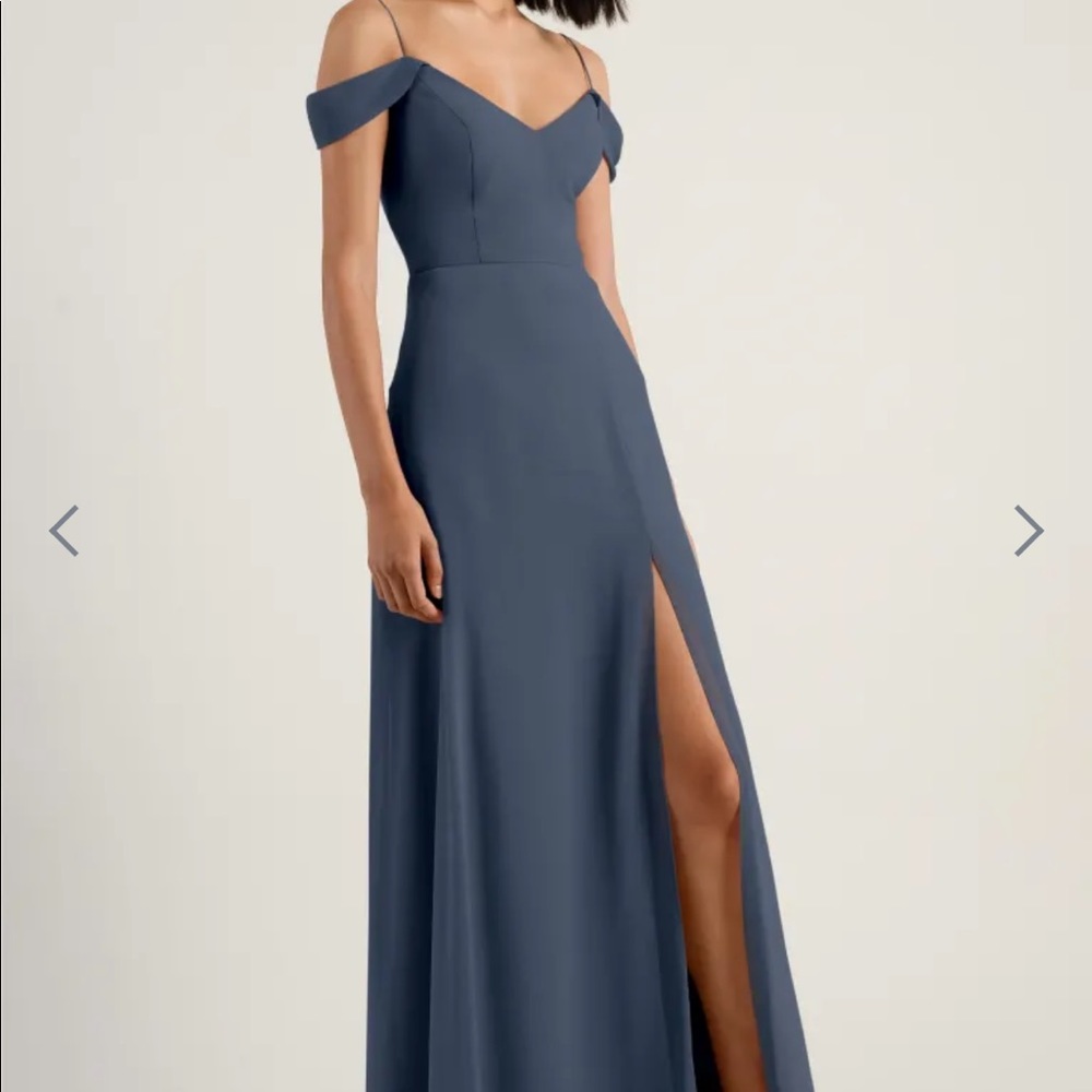 Jenny Yoo Priya Dress in Storm Blue